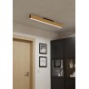 Plafón de Techo Eglo Anchorena Z Negro/Madera LED 35W