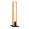 Lampe de Table Eglo Anchorena Z Noir/Bois LED 16W