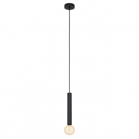 Lámpara Colgante Eglo Cortenova Negro 1xE27 Ø 10.5cm