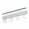 Aplique de Pared LED Eglo Guanal Cromo 4xE27