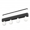 Aplique de Pared LED Eglo Guanal Negro 4xE27