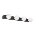 Aplique de Pared LED Eglo Guanal Negro 4xE27