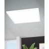 Plafonnier LED Eglo Rovito-Z Carré Blanc 16.5W 42x42cm