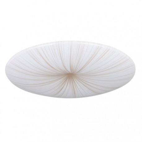 Plafonnier LED Eglo Nieves Blanc/Or 10W Ø 31cm Lumière chaude