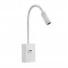 Aplique de Pared LED Capote Blanco 3W 4000K Articulable y Orientable