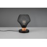 Lampe de table Trio Valeria Noir 1xE27 Ø 18cm