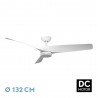 Ventilador de Techo Fabrilamp Niger DC Blanco 3 Palas Ø 132cm