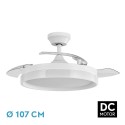 Ventilador de Techo Fabrilamp Zenit Blanco Retráctil Ø107cm