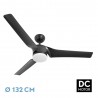 Ventilador de Techo Fabrilamp Montijo DC Negro 3 Palas Ø 132cm