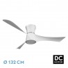 Ventilador de Techo Fabrilamp Tianas DC Blanco 3 Palas Ø 132cm