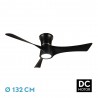 Ventilateur de Plafond Fabrilamp Tianas DC Noir 3 Pales Ø 132cm