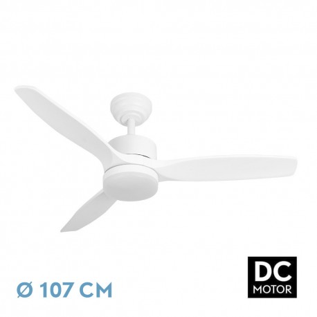 Ventilador de Techo Fabrilamp Torino DC Blanco 3 Palas Ø 107cm