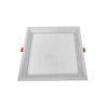 Downlight LED Encastrable Blanc 16W CCT Carré 17x17xH2cm