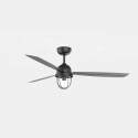 Ventilateur de plafond Leds c4 Mariner 134cm Noir 1xE27