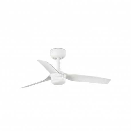 Ventilador de Techo Faro Mini Punt Ø90cm 10W CCT 3 Palas Blanco Mate