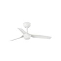 Ventilador de Techo Faro Mini Punt Ø90cm 10W CCT 3 Palas Blanco Mate