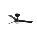 Ventilador de Techo Faro Mini Punt Ø90cm 10W CCT 3 Palas Negro