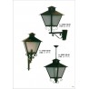 Farol de brazo de pared modelo Cortijo en Forja Negro 75x34x49cm