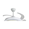 Ventilador de Techo Led Retráctil Cannes Motor DC Blanco/Oro