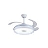 Ventilador de Techo Led Retráctil Cannes Music Motor DC Blanco Bluetooth