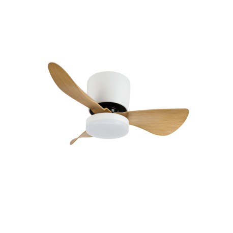 Ventilador de Techo Rabat Ø86cm Motor DC Blanco/Madera