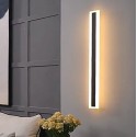 Aplique/Plafón Exterior LED Fs Lux Long Negro 60cm 16W 3000K IP65