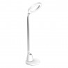 Flexo Sobremesa Calcita Blanco/Plata 8W LED 4000k Plegable/Orientable