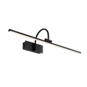 Aplique de Pared LED Mantra Paracuru Negro Luz Cálida 12W