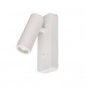 Aplique de Pared Mantra Notte Blanco con Lector ON/OFF Integrado