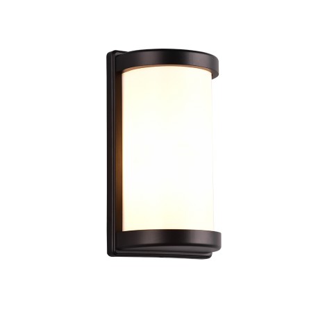 Aplique de Pared Exterior Led Trio Puelo Negro IP44