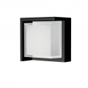 Aplique de Pared Exterior LED Mantra Creek Cuadrado Negro 15W CCT IP65