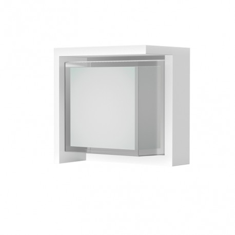 Aplique de Pared Exterior LED Mantra Creek Cuadrado Blanco 15W CCT IP65