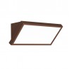 Aplique de Pared Exterior LED Mantra Creek Rectangular Corten 20W CCT IP65