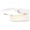 Aplique de Pared Exterior LED Mantra Hood Blanco 12W 3000k IP65 Orientable