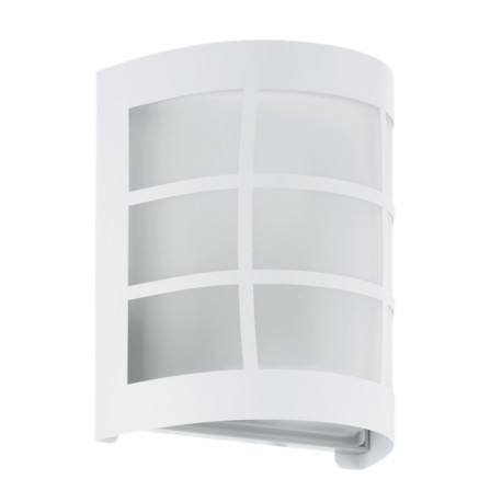 Aplique de Pared Exterior Eglo Cerno 1 Acero galvanizado Blanco