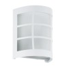 Aplique de Pared Exterior Eglo Cerno 1 Acero galvanizado Blanco