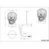 Lámpara de Sobremesa Trio Skull 1xSMD LED