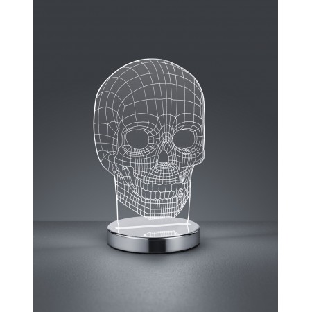 Lámpara de Sobremesa Trio Skull 1xSMD LED