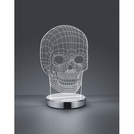 Lámpara de Sobremesa Trio Skull 1xSMD LED