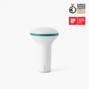 Lámpara de Sobremesa Portátil Faro Buddy Blanca y Verde 3W 2700K