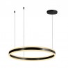 Lámpara Colgante Eskriss Saturno Negro Ø 80cm LED 82W 4000k