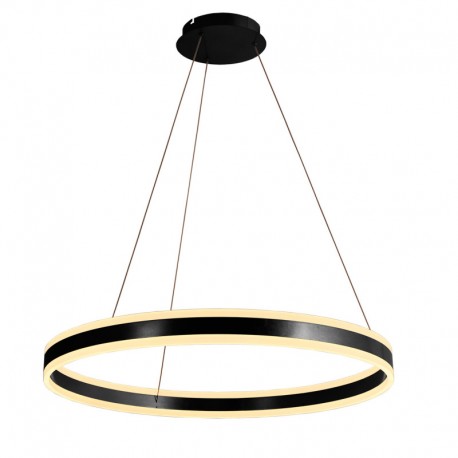 Lámpara Colgante Eskriss Saturno Negro Ø 80cm LED 82W 4000k