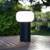 Lámpara de Sobremesa de Exterior Mimo de Sulion Negro IP54 2W LED