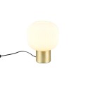 Lámpara de Sobremesa Trio DIVA Oro Cristal Opal 1 Luz