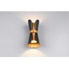 Aplique de Pared Trio COAT Negro/Oro 2 Luces