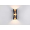 Aplique de Pared Trio COAT Negro/Oro 2 Luces