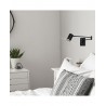 Aplique de Pared Alemar ROMEO Negro Articulable extensible 1 Luz