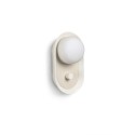 Aplique de Pared Portátil Faro MAYA Blanco / Beis 8W 2700K