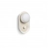 Aplique de Pared Portátil Faro MAYA Blanco / Beis 8W 2700K