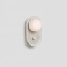 Aplique de Pared Portátil Faro MAYA Blanco / Beis 8W 2700K